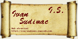 Ivan Sudimac vizit kartica